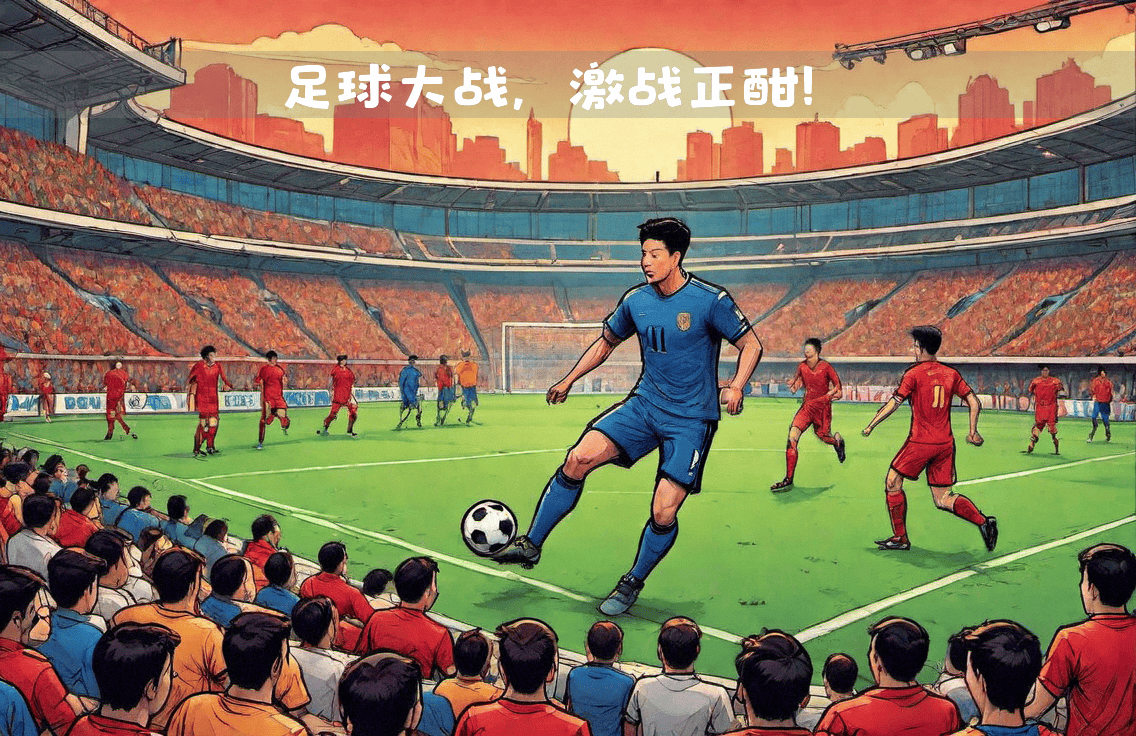 强强对抗的足球比赛，球迷热情高涨的简单介绍